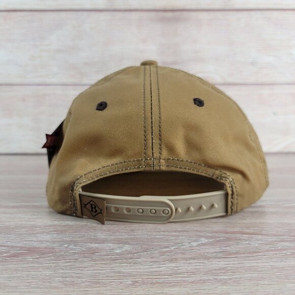NEW Burlebo Snapback Hat Men's Rope Waxed Canvas Patch Fishing Hat Adjustable - Picture 6 of 7